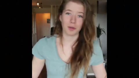A foreign girl trying to learn the Arabic language