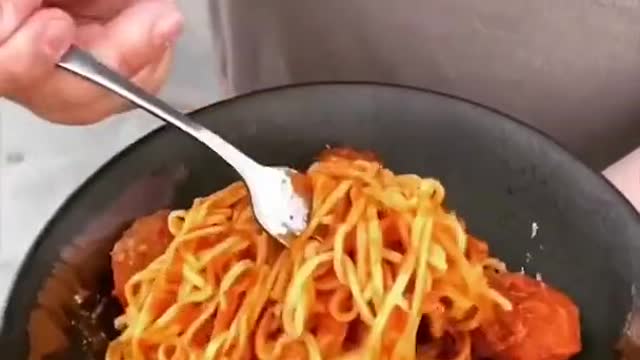 Meatball Spaghetti