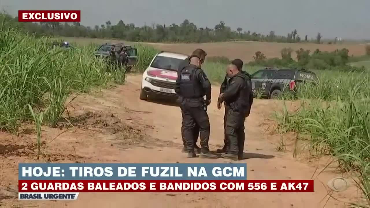 Guardas da GCM são recebidos a tiros de fuzil