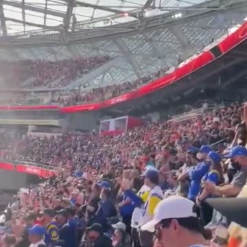 Superbowl crowd. No masks.