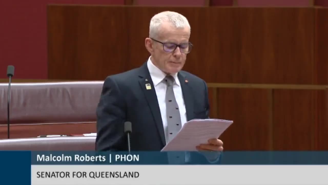 Australian Senator Malcolm Roberts completely Destroys the Covid-19 Propaganda Machine