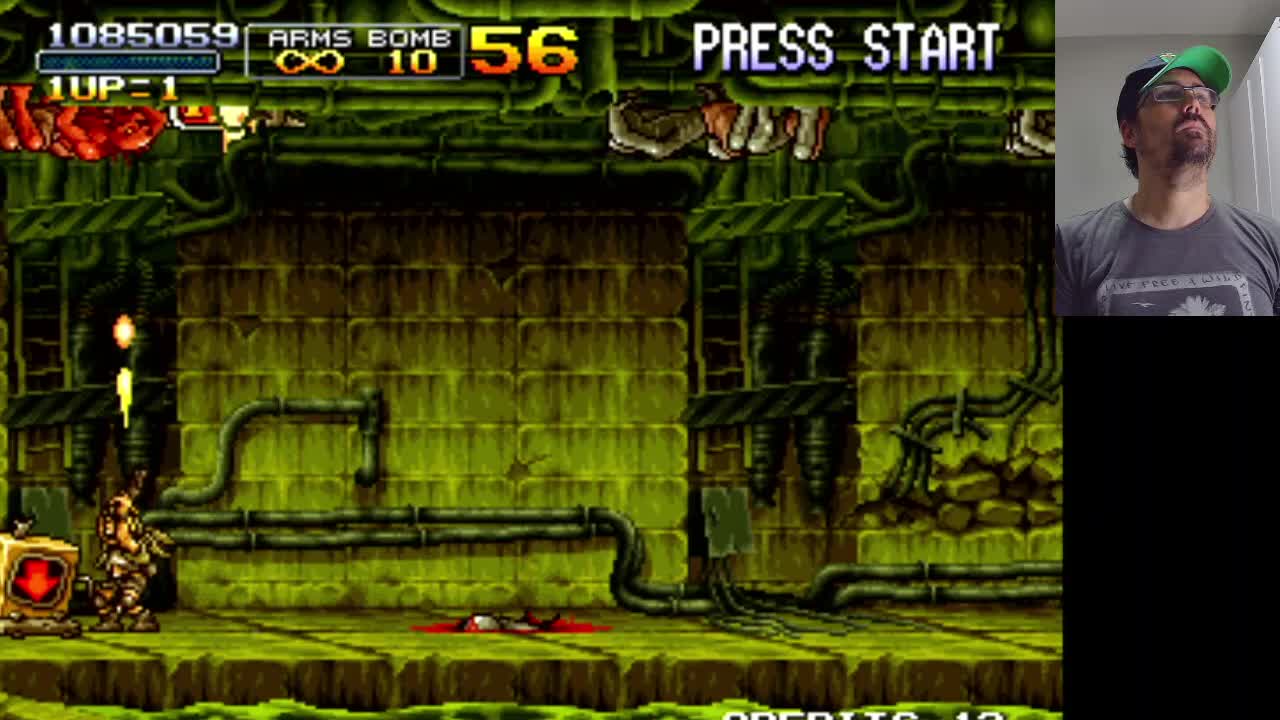 JOGANDO ATÉ ZERAR - METAL SLUG X - NEO GEO - #final / Com direito a cena de filme no final