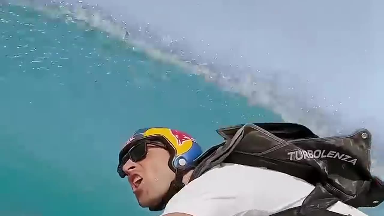 Skydriving into A Wave