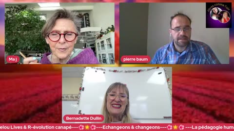 La nouvelle école 23/03 La pédagogie positive Avec Bernadette D, Pierre & Ma j