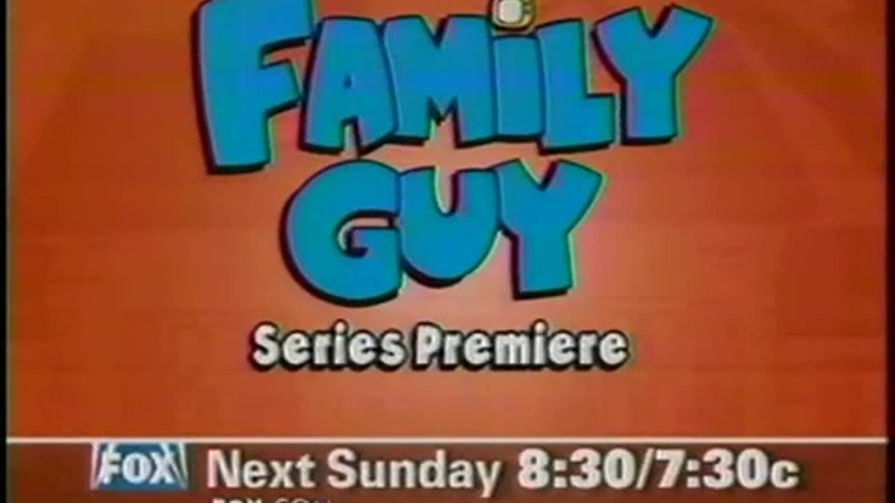 1999 - Promo for 'Simpsons' & 'Family Guy' Premiere