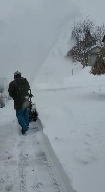 Snow Storm in Canada - A