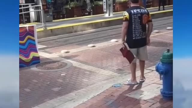 Street Preaching on the streets of Houston Texas which God commanded us men to do!