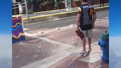Street Preaching on the streets of Houston Texas which God commanded us men to do!