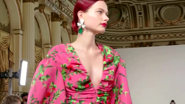 Carolina Herrera's secret garden at NY Fashion Week