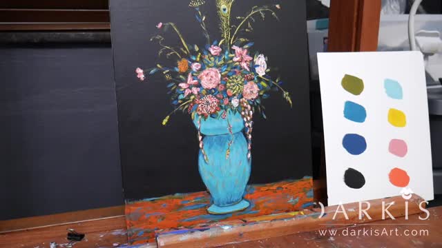 Peacock Flower Base