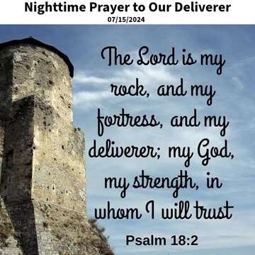 Nighttime Prayer to Our Deliverer #youtubeshorts #grace #jesus #mercy #faith #fyp #bless #trust #joy