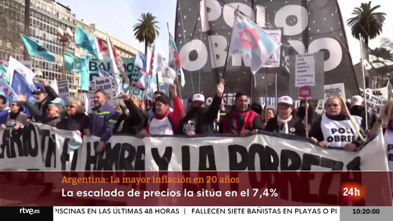 ARGENTINA: La INFLACIÓN sufre su mayor SUBIDA en los últimos 20 AÑOS | RTVE Noticias