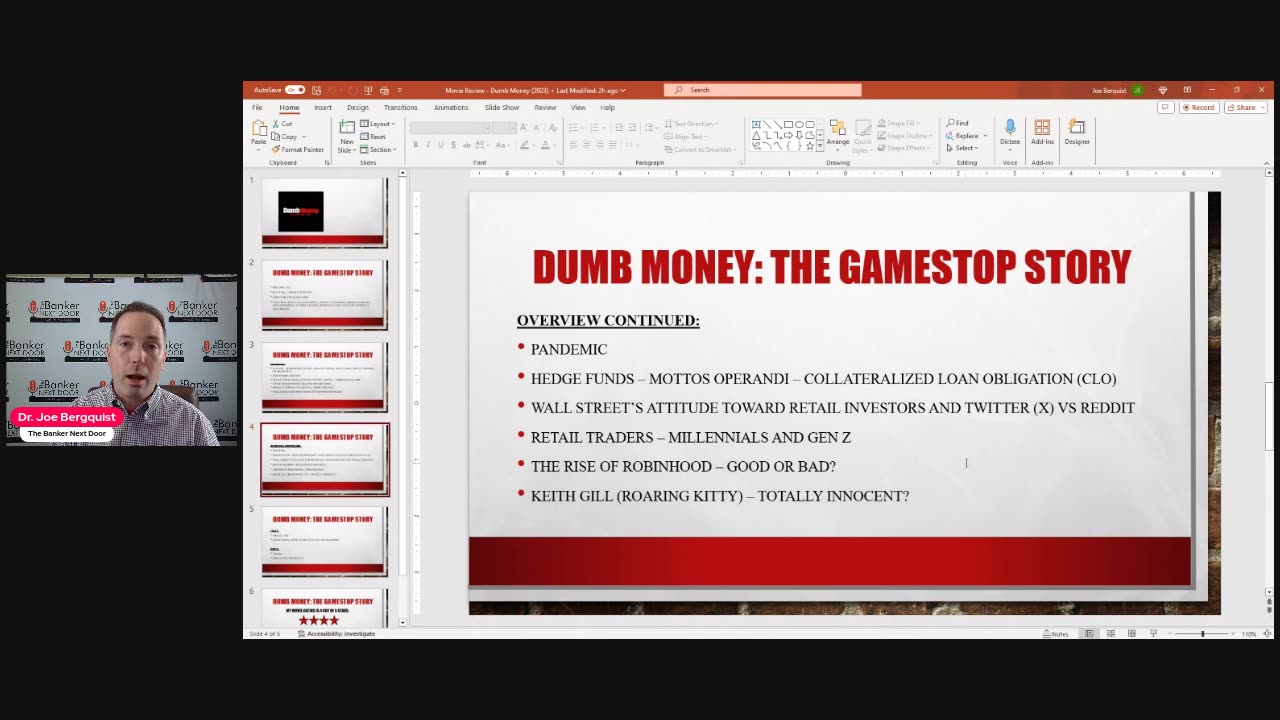 Episode 32: Movie Review: Dumb Money the Gamestop Story