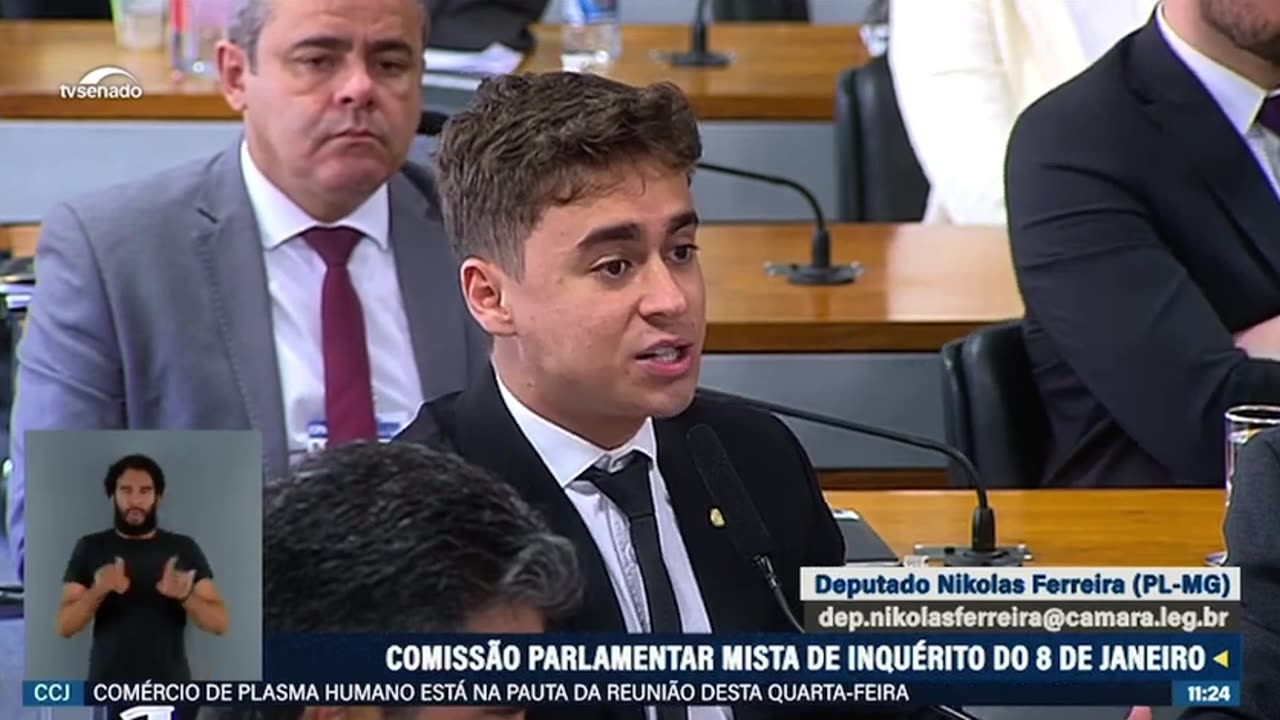 NIKOLAS REVELA A OMISSÃO DE DINO EM CPMI