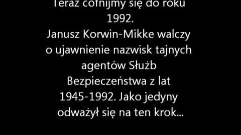 Janusz Korwin-Mikke- 20 lat w obronie wolności i sprawiedliwości [part1]