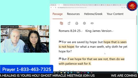 Oct12, 2023 Living By Faith Day9 The Contrast Of Faith & Hope -Hebrews11:1 -Pastor Chuck Kennedy