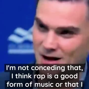 Ben Shapiro on Why he thinks Rap song is not a Music!