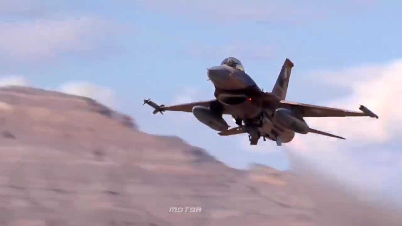 F-16 Fighter Jet USAF Pre checks, Taxi, Take off, Flying, Aerobatic and Landing