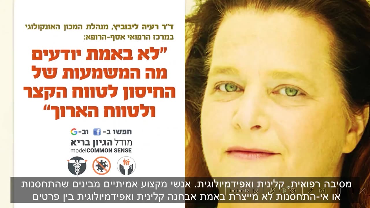 דר רעיה ליבוביץ אסור לכפות זריקת ניסוי בשום דרך