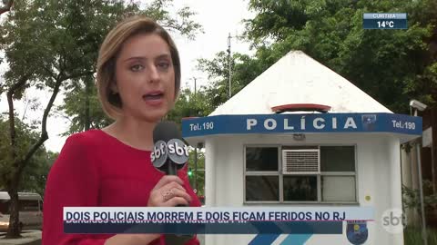 Dois policiais morrem e dois ficam feridos em operação no RJ | SBT Brasil (07/11/22)