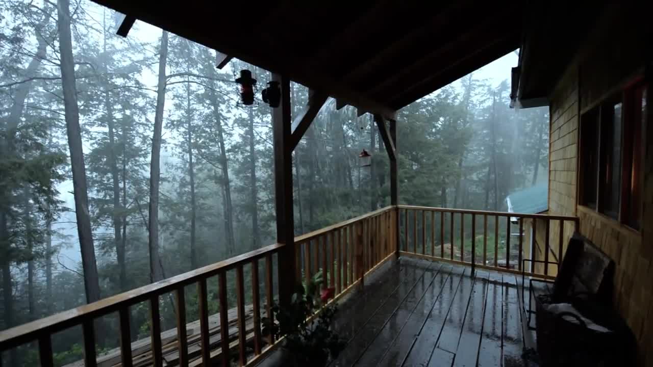 Relaxing rain