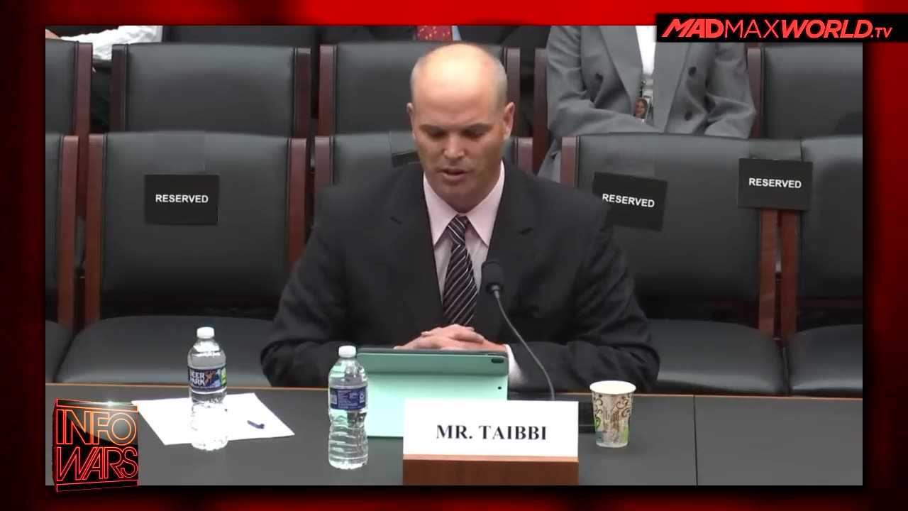 Watch Matt Taibbi's Bombshell Congressional Testimony Exposing Democrats' Secret Censorship Grid