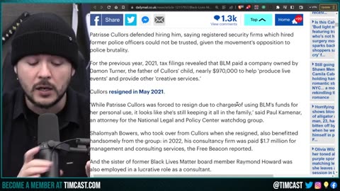 BLACK LIVES MATTER FACING BANKRUPTCY, NPO SUFFERS NEARLY $9M LOSS, ...