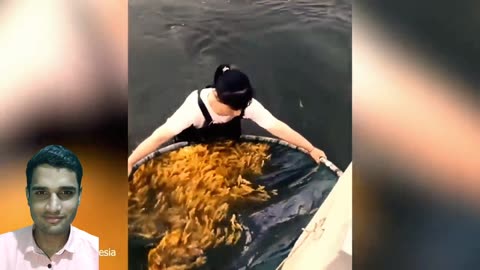 Cute girl fishing