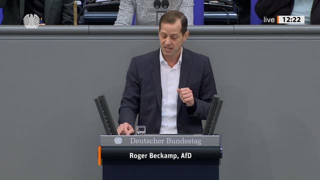 Roger Beckamp Rede vom 13.10.2022 - Wohngeld-Plus-Gesetz, Heizkostenzuschussgesetz