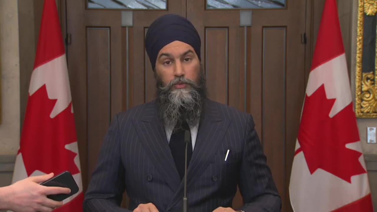 Canada: NDP Leader Jagmeet Singh reacts to federal budget – March 28, 2023