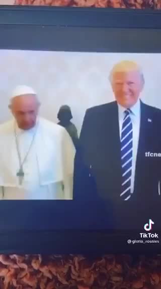 President Trump tried to hold the Popes Hand LOL