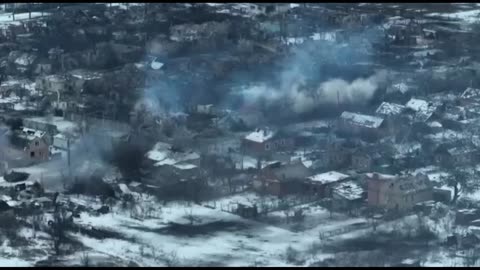 Ukrainian BMP2 Firing on Russians Near Bakhmut