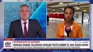 Moraes manda Telegram apagar texto sobre PL das Fake News