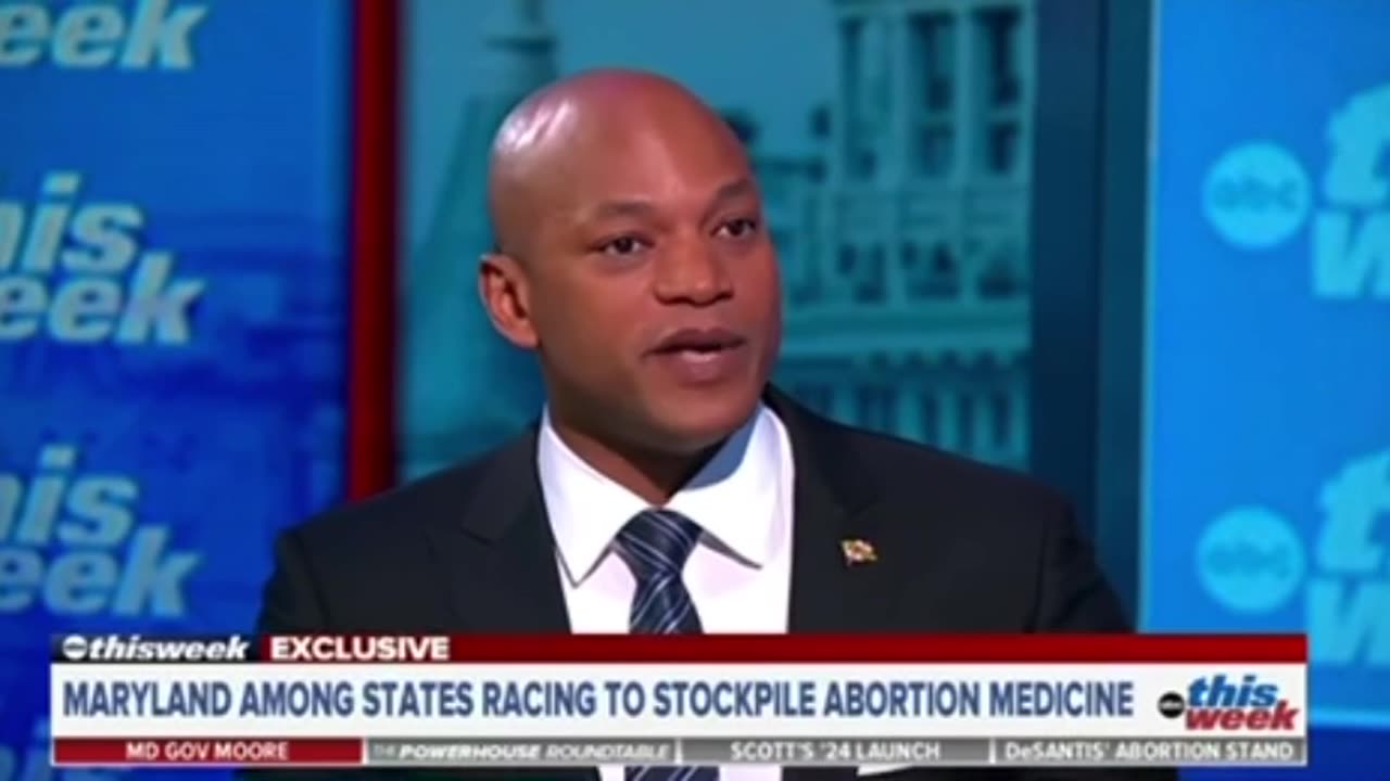 MD Democrat Governor Wes Moore Says He will Lead the way on Killing Babies