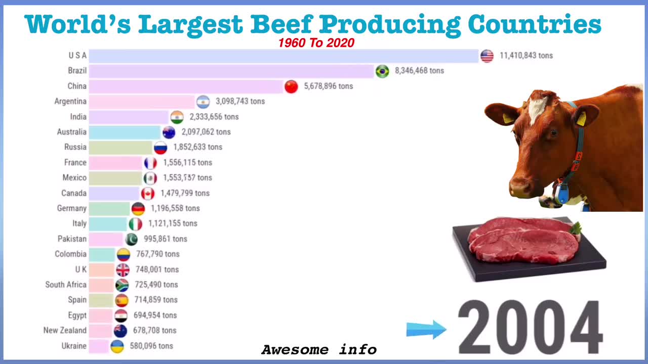 World’s Largest Beef Producing Countries