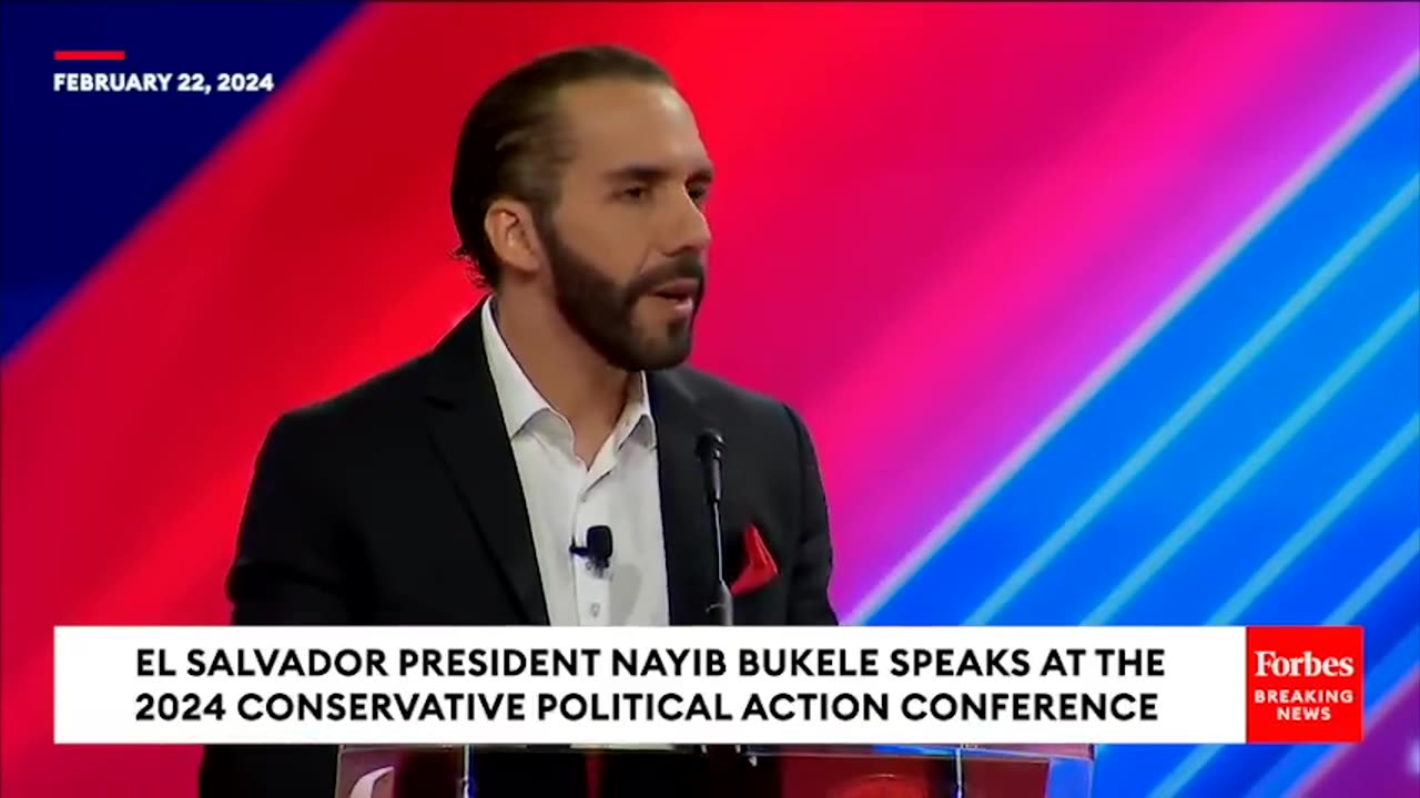 Nayib Bukele Warns About "DARK FORCES" Within the United States