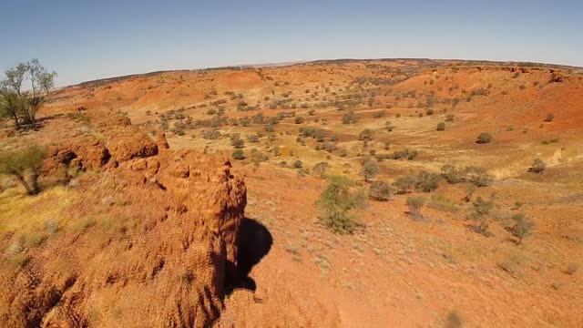 High angle short of desert xxx