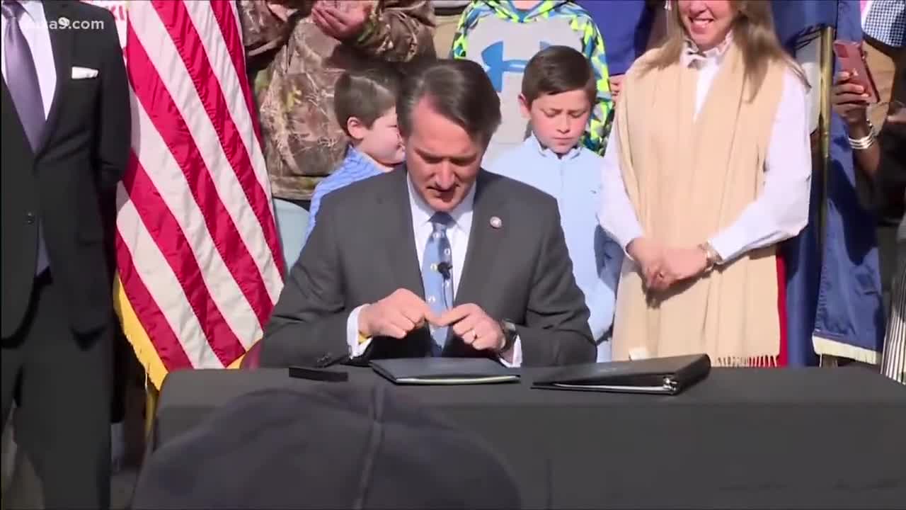 Virginia Gov. Youngkin signs bill banning school mask mandates