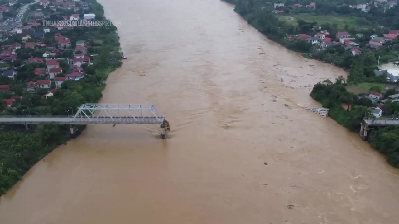 Watch: Bridge Collapse in Vietnam Kills 64 Amid Typhoon Aftermath