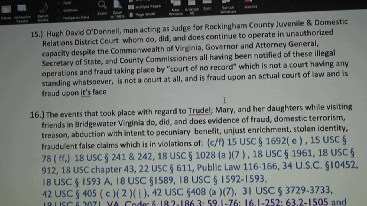 Defaulting Child Trafficker : Hugh David O'Donnell / Rockingham County Virginia