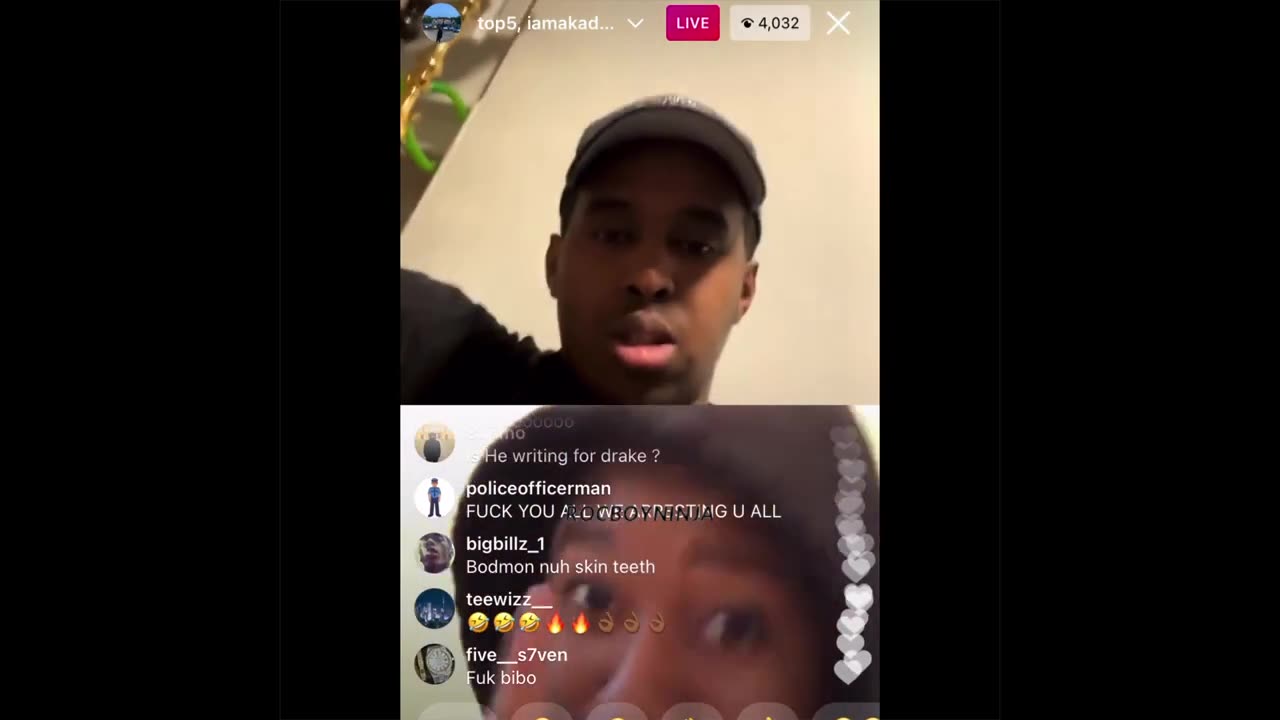 Top5 IG live with DJ Akademiks talks almost getting setup wanting to end beef