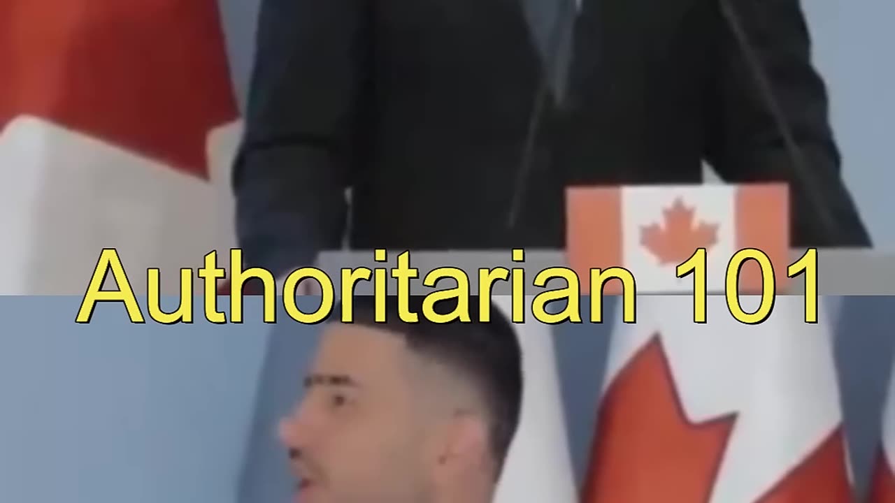 TRUDEAU LECTURED ON AUTHORITARIAN 101