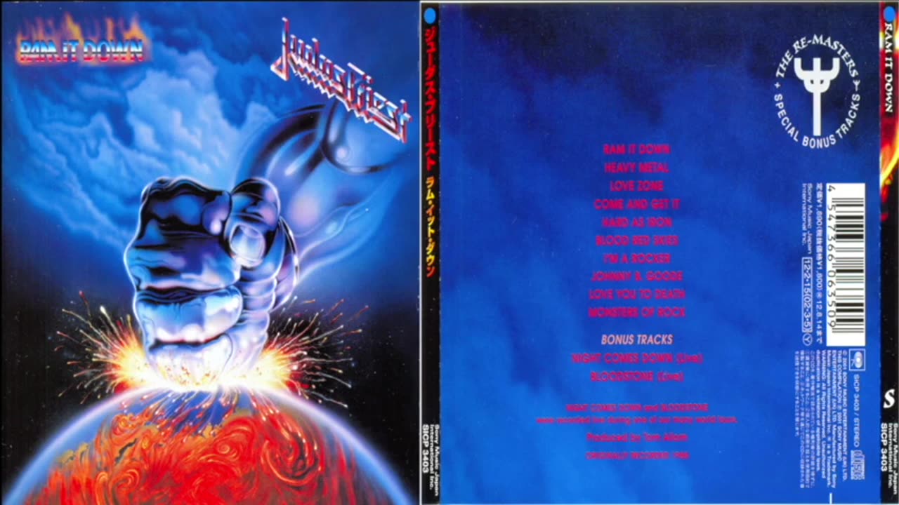 Judas Priest - Ram It Down (1988) Full Album