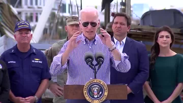 WATCH: Biden Has the Gall to Politicize Hurricane Press Conference