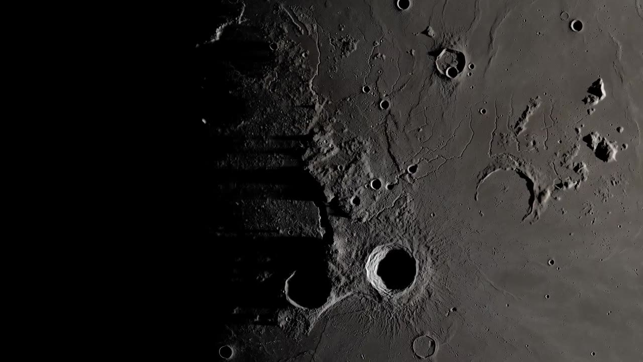 Clair de Lune 4K Version - Moon Images from NASA's Lunar Reconnaissance Orbiter