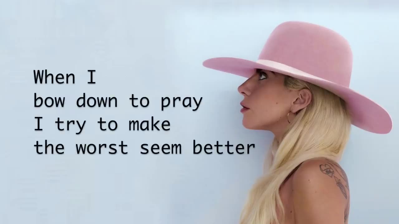 Lady Gaga - Million Reasons (Lyrics Video)