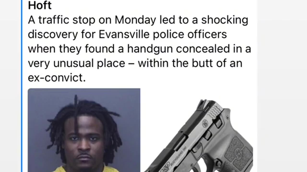 TRAFFIC STOP REVEALS UNUSUAL CONCEALED CARRY