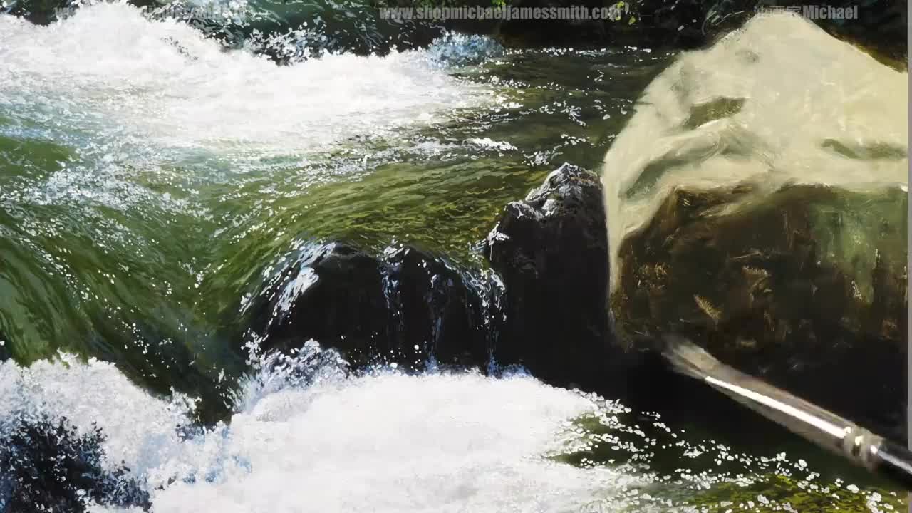 Painting This Rushing River