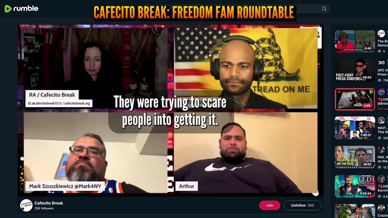 Cafecito Break Freedom Fam Roundtable (04-30-2023)