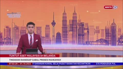 1 OKTOBER 2022 -BERITA PAGI-TUNTUT ASET MALAYSIA DI BELANDA